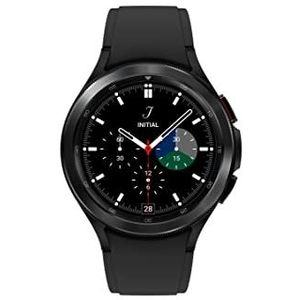 Samsung Galaxy Watch4 Classic 4G 46 mm zwart Smart Watch, draaibare lunette, gezondheid, wellness, sport, BMI, ECG, Franse versie