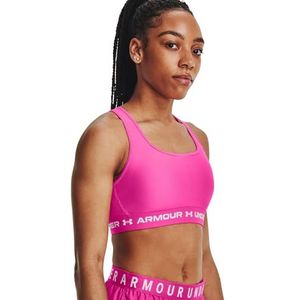 Under Armour Armourâ® Mid Crossback Sports Bra T-shirt voor dames, Rebel Rose / / /