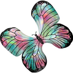 Amscan 3943901 S/Vorm: iriserende roze vlinder