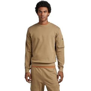 G-STAR RAW Sweatshirt met cargozak, sweatshirt voor heren, Groen (Bergen D23128-d257-4244)