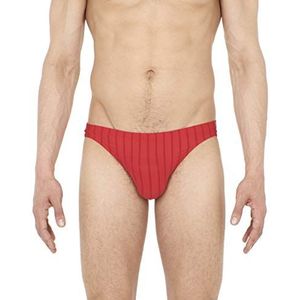 Hom - Comfort Micro Briefs 'Chic' - slip halftransparant, Rood