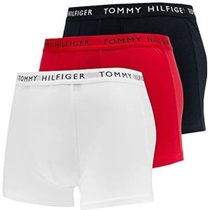 Tommy Hilfiger Set van 3 boxershorts voor heren, Meerkleurig