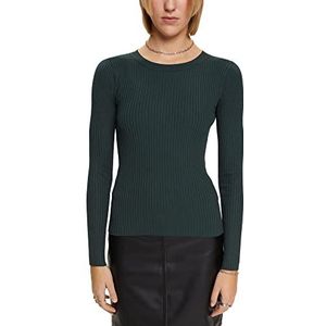 Esprit 013ee1i324 Pullover Femme, 376/Dark Teal Green 2., M