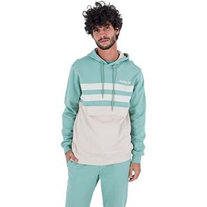 Hurley M Oceancare Block Party Pullover aankleedtrui heren, koriander, S, koriander