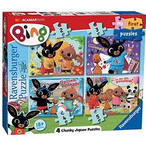 Ravensburger Bing Bunny - My First puzzels - 2+4+6+8 stukjes - kinderpuzzel