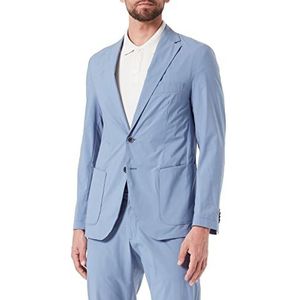 s.Oliver Veste slim fit pour homme, bleu, 58