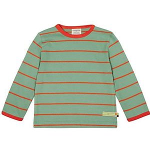 Loud + Proud T-shirt strepen, Gots gecertificeerd unisex kinderen, bamboe, 50-56, bamboe