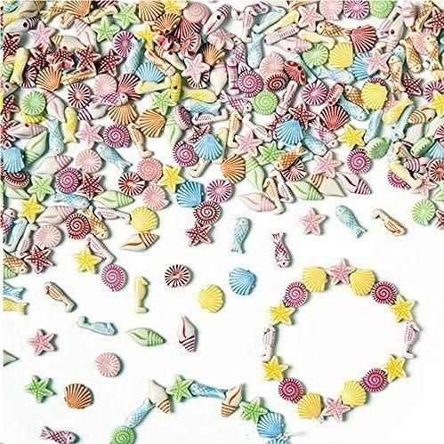 Baker Ross Zeekust mini kralen (400 stuks) - creatief materiaal voor kinderen en volwassenen