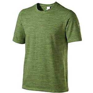 BP 1714-235-178-S Unisex T-shirt van space-dye-stof, 1/2 mouw, ronde hals, stofmix, 170 g/m², met stretch, nieuw groen, S