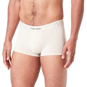 Calvin Klein Boxershorts met lage taille voor heren, Crème