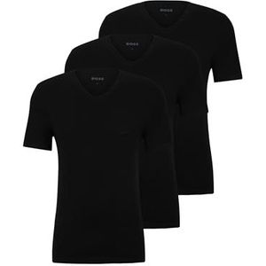 BOSS Tshirtvn Klassiek T-shirt voor heren, 3 stuks, zwart.