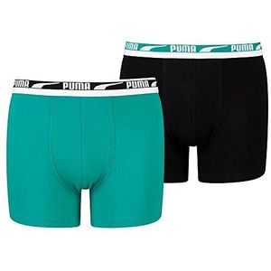 PUMA Boxershorts (2 stuks) voor jongens, Green Combo