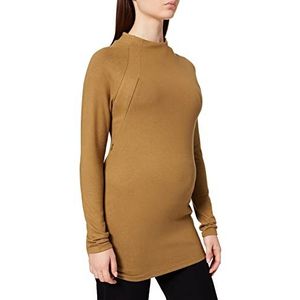 Noppies Nurs Ls Iselin T-shirt voor dames, Hazelnoot - P812