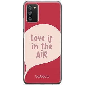 ERT GROUP Samsung A02S hoes origineel en officieel gelicentieerd Babaco motief Love is in The Air 001 perfect aangepast aan de vorm van de mobiele telefoon TPU case