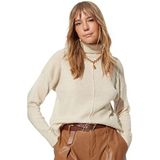 Trendyol Effen trui rolkraag trainingspak dames, beige, S, Beige