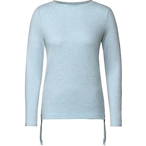 Cecil Dames Longsleeve Pastel Sky Blue Melange, XXL, Pastel Sky Blue Melange