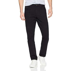 Amazon Essentials Chino broek voor heren, comfortabele stretch chino met 5 zakken, slim fit (voorheen Goodthreads), zwart, 91,4 x 81,3 cm (B x L)