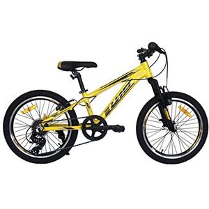 Umit 4Motion fiets, jongeren, uniseks, geel, 20 inch