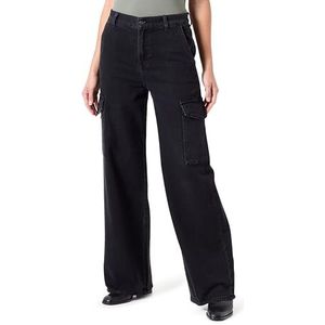 7 For All Mankind Jean cargo Scout Global pour femme, Noir, 30