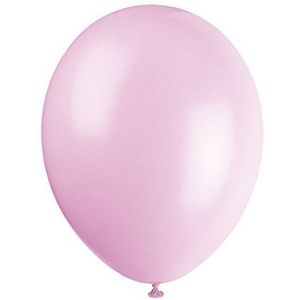 Unique Party 5759 - 12 inch Latex Poeder Roze Ballonnen, Verpakking van 50