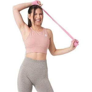 BioTechUSA Sportbeha voor dames met mesh lichtroze XL roze XL, Roze