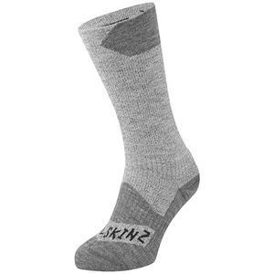 Sealskinz Waterdichte all-weather halflange sokken uniseks volwassenen, grijs/grijs marl, FR: M (maat fabrikant: M)