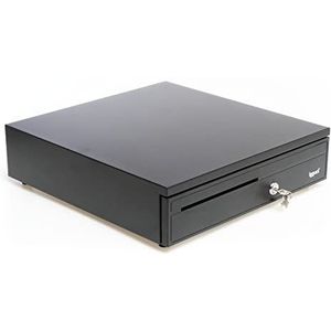 iggual Iron-3 - Elektrische geldlade 41 cm, kleur: zwart