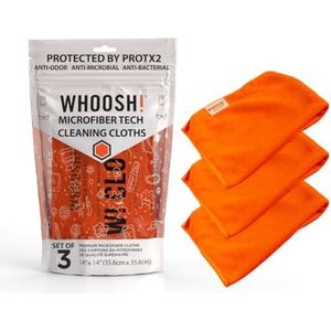 WHOOSH! - Antimicrobial Microfiber Cloths - Screen cleaner - scherm reiniging doekjes - 3 stuks