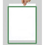 10 x magneetlijst voor 4 documenten, A4, groen