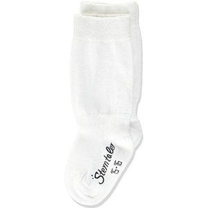 Sterntaler Kniekousen DP Uni sokken (2 stuks) baby meisjes, wit (wit 500)