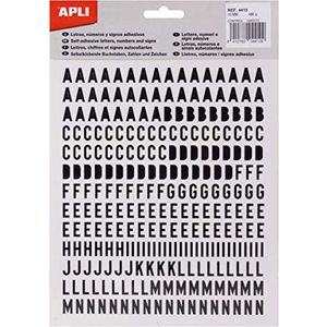 Apli - Stickers voor letters, cijfers en tekens