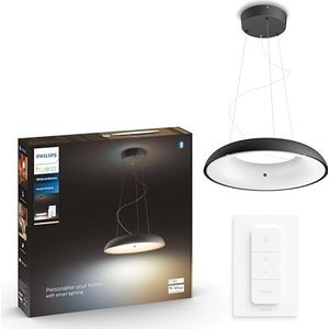 Philips Hue White Ambiance AMAZE Hanglamp, 39 W, zwart (afstandsbediening inbegrepen), compatibel met Bluetooth, werkt met Alexa, Google Assistant en Apple Homekit