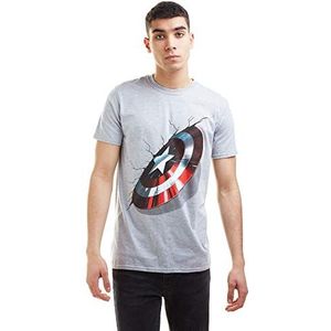 Marvel t-shirt mannen, grijs.