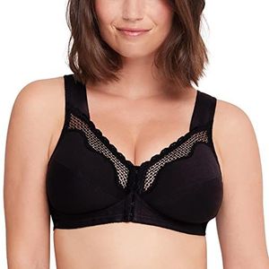 Bestform - BH zonder beugel katoen soft cups, zwart, 90D, zwart.