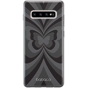 Beschermhoes voor Samsung S10 Plus, origineel en officieel gelicentieerd product Babaco, motief vlinders 001, perfect aangepast aan de vorm van de mobiele telefoon, TPU-beschermhoes