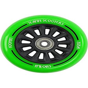 Slamm Scooters Nylon Core wielen, SL509, uniseks, volwassenen, groen, 100 mm
