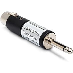 Hosa MIT-435 XLR3F naar TS transformator voor microfoon Z