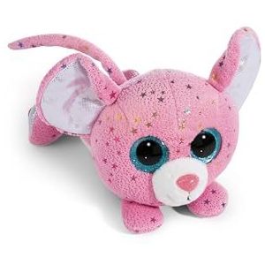 NICI 49297 Zacht pluche dier voor kinderen en volwassenen, Glubschis muis, Miss Mausie, roze, 15 cm
