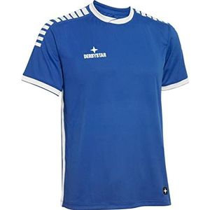 Derbystar Primo Unisex shirt, Blauw, Wit
