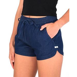 Hurley Cindy Chambray Shorts voor dames, middeleeuws blauw