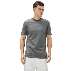 Koton Basic T-shirt met korte mouwen en ronde hals, van katoen, T-shirt voor heren, Grijs (031)