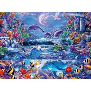 Legpuzzel - Onderwaterwereld - 500 Stukjes - Lichtgevend - Karton
