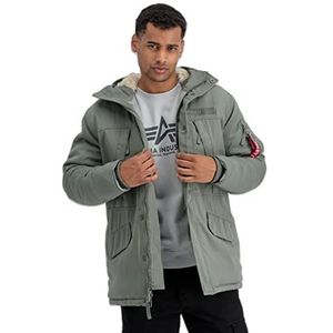 ALPHA INDUSTRIES N3B Expedition Winterjas voor heren, vintage groen, M vintage groen, M, Vintage groen