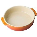 Le Creuset Tapas-schaal, rond, 500 ml, Ø 14 cm, keramiek, vulkanisch, 7210214090001