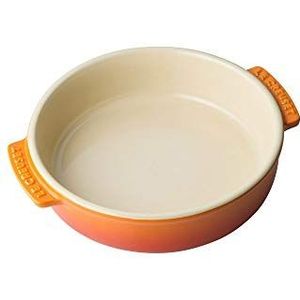 Le Creuset Tapas-schaal, rond, 500 ml, Ø 14 cm, keramiek, vulkanisch, 7210214090001