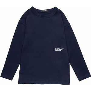 Replay Sb7117 T-shirt voor jongens, Donkerblauw (882)
