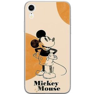 ERT GROUP Originele iPhone XR mobiele telefoonhoes met officiële licentie Disney Mickey 054-patroon perfect passend bij de vorm van de mobiele telefoon, TPU-hoes