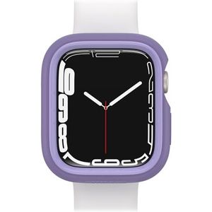 Watch Bumper OtterBox voor Apple Watch Series 9/8/7-45 mm, schokbestendig, valbestendig, dunne beschermhoes en bescherming voor Apple Watch, beschermt het scherm en de randen, paars