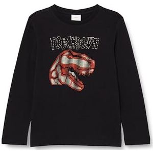 S.Oliver Longsleeve met Printopdruk Zwart