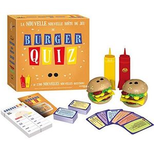 Dujardin - Burger Quiz – sfeerspel – om met vrienden te spelen – gek lachen gegarandeerd – vanaf 10 jaar – ideaal gezelschapsspel voor teams